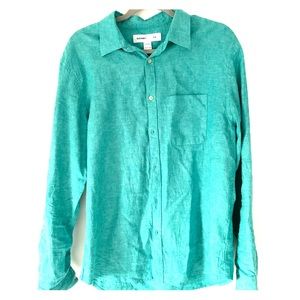 Men’s Large Sea-foam Green Casual or Dress